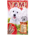 939867 TOMi STICKS DOG BEEF м’ясні палички з яловичиною, ласощі для собак, пач-3ед х10г